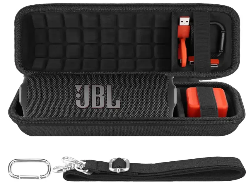 co2CREA Hard Travel Case Replacement for JBL Flip 7 Flip 6 FLIP 5 Waterproof Portable Bluetooth Speaker